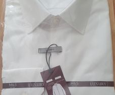 M&S luxury range white shirt