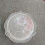 Polish 24% Lead Crystal, Bon Bon Scrolled footed bowl with Lid Image 8