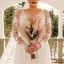 Ronald Joyce Nina Wedding Dress + Custom Cathedral Veil Image 3