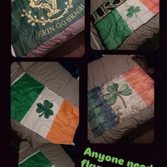 Irelamd flags for the match 6 to choose from