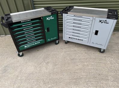 41" 7 Drawer Tool Box - Fully Loaded With Tools + Side Cabinet