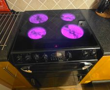 Belling 60cm Freestanding Electric Ceramic Cooker Hob Oven Grill