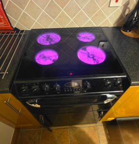 Belling 60cm Freestanding Electric Ceramic Cooker Hob Oven Grill