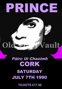 Prince Concert Poster Pairc Ui Caoimh Cork 1990
