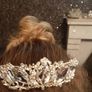 Bride's Designer Crystal Head Piece Image 5