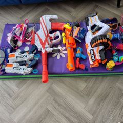 Selection of NERF toys Fortnite