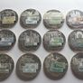 Antique German banknotes & commemorative bank note coins in wood case Image 8