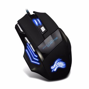 Pro 7 Button Gaming Mouse 5500 DPI Optical LED Gamer
