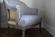 LIKE NEW Sherlock Buttoned Belgian Soft Twill Armchair