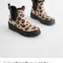 PRICE DROP, Girls Animal Print Chelsea wellies, Size 13 Image 4