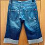 Oasis dark denim shorts jorts Image 3