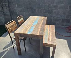 Home Street Home sand wood dining set