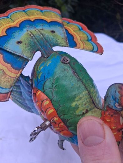 Rare Ges Geschutzt Wind up Turkey