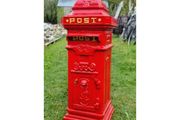 Cast Iron Pillar Post box Red CH R 1702B R