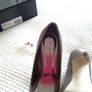 Dorothy Perkins Stone Grey High Heels - Size 4 Image 10