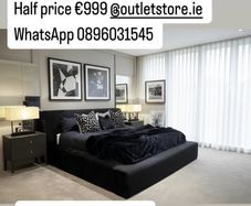 Gas lift super king ottoman bed brand new half price