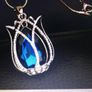 Silver/Crystal Pendant Image 6