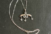 silver necklace