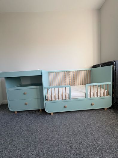 Baby Bed and Changing Table