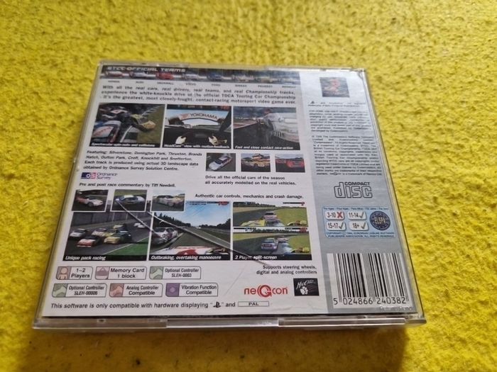 Toca Touring car Championship PlayStation1 Ps1 PlayStation2 Ps2 games Original