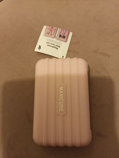 Brand new travel luggage manicure set