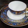 Shelley_Cobalt Swallows_14-Piece Tea Set c. 1910s Image 2