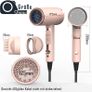 NEW SALE | 2200W Hair Dryer with Diffuser Brush Nozzle Ionic Blow Dryer Powerful Baby Pink Image 5