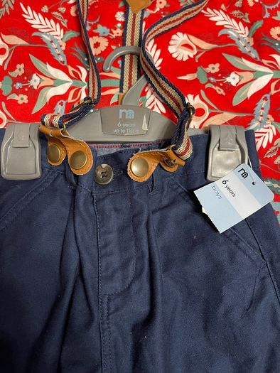 New navy trousers