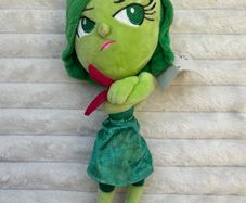 Disney Inside Out 2 Disgust Soft Plush approx. 10" for car/window Used Damaged Head is too loose Please look at the pictures