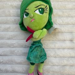 Disney Inside Out 2 Disgust Soft Plush approx. 10" for car/window Used Damaged Head is too loose Please look at the pictures