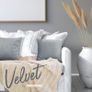 Pack of 2 Crushed Velvet Cushion Covers 45 x 45cm 18x18 Inches Throw Pillow Cases Plain Cushion Protectors for Sofas with Invisible Zipper Grey Image 3