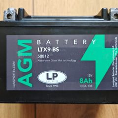 Motorbike battery LTX9-BS