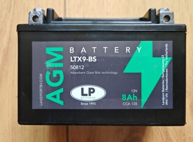Motorbike battery LTX9-BS
