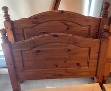 Extremely Solid Single Wooden Bed Frame - Can Deliver