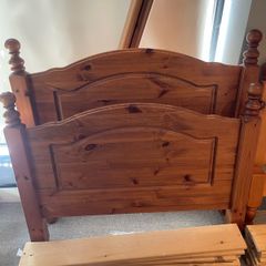 Extremely Solid Single Wooden Bed Frame - Can Deliver