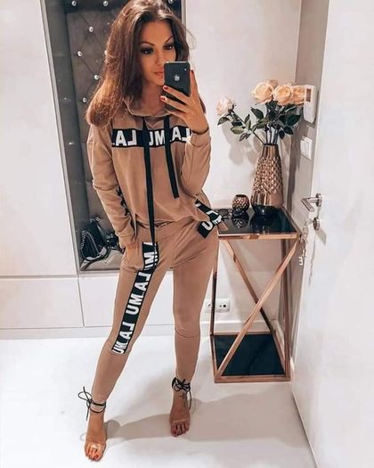Hoodie orange ,white, cappuccino,  High Quality Clothes from Hola Boutique