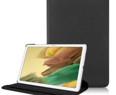 For Samsung Galaxy Tab A7 Lite Tablet Case 360 Rotating PU Leather Cover - Black