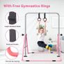 Gymnastics Bar, Folding Horizontal Bar Gymnastics Equipment for Kids Home Training, Expandable Gymnastics Training Bar Junior with Adjustable Height for Girls Boys (FREE SHIPPING) Image 4