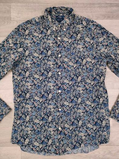 Gant Floral Patterned Button Down Short Mens Medium