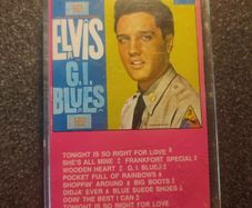Elvis Presley GI blues Cassette Tape