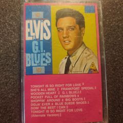 Elvis Presley GI blues Cassette Tape