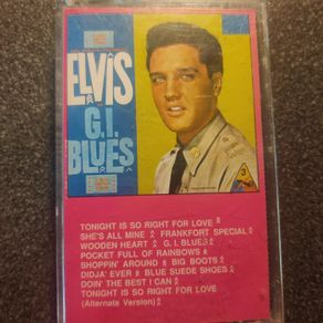 Elvis Presley GI blues Cassette Tape