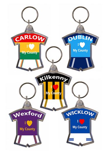 County Colours Keyrings