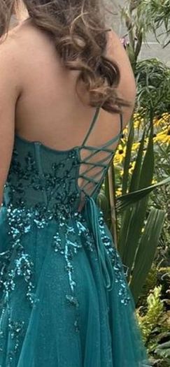 Simply Devine Teal Debs dress