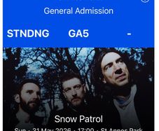 Snow Patrol - St Anne's Park
