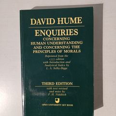 Enquiries by David Hume