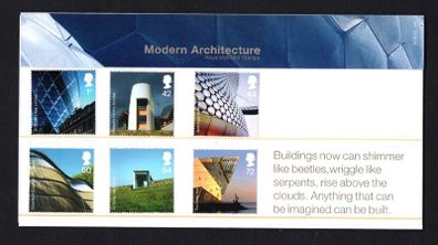 2006 Great Britain Modern Architecture Commemorative Stamps Presentation Pack