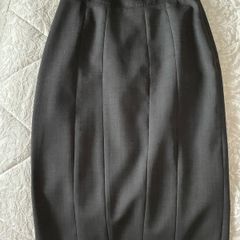 Karen Millen grey wool skirt size 6 new