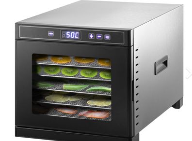 Food Dehydrator Machine Fruit Dryer 6 Trays Stainless steel