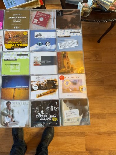 Personal Music CD and Music DVD Collection For Sale. Around 600 Titles. VG-EX Condition